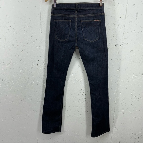 Hudson Women’s size 25 Elle Mid Rise Baby Boot Fole Dark Wash Stretch Jeans - Picture 7 of 14